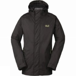 Jack Wolfskin Womens Toscoso Jacket Black/Opal Green